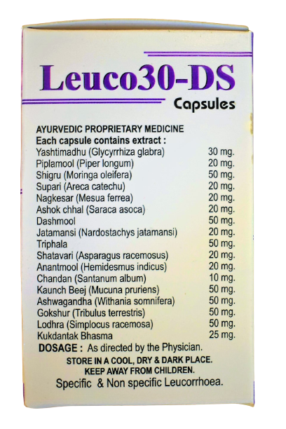 Leuco 30 DS Medicine for brown colour lukoria before period